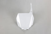 UFO Front Number Plate RM125 RM250 RMZ250 RMZ450 - White